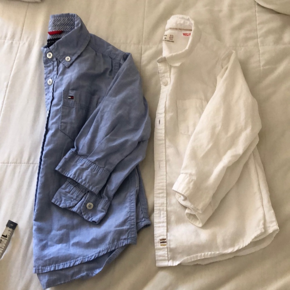 Tommy hilfiger & zara shirt EUC